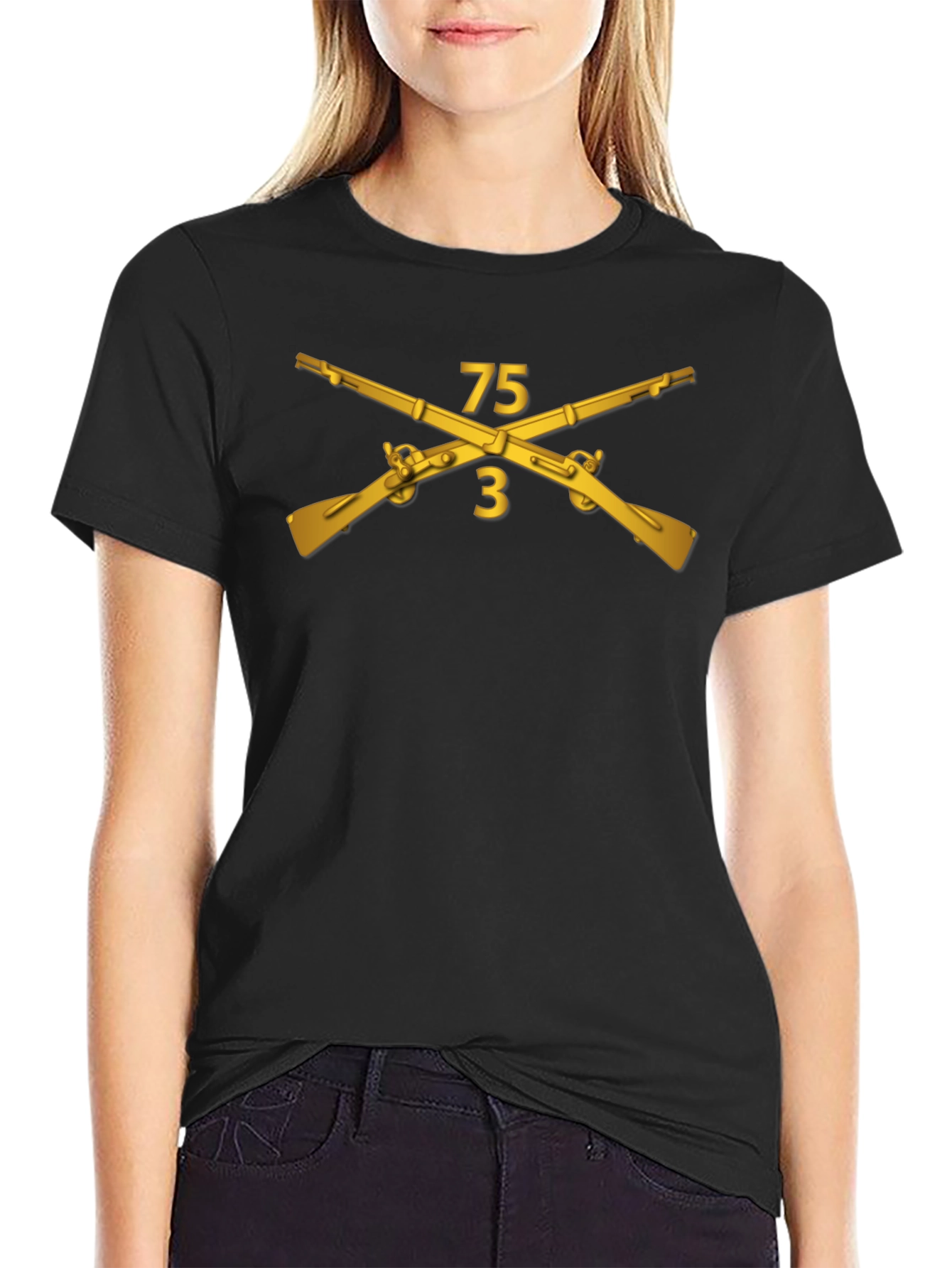 75th Ranger Regiment T-Shirt - Black
