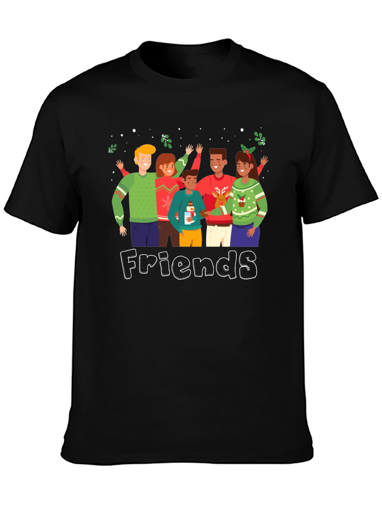 Friends Christmas Sweater T-Shirt