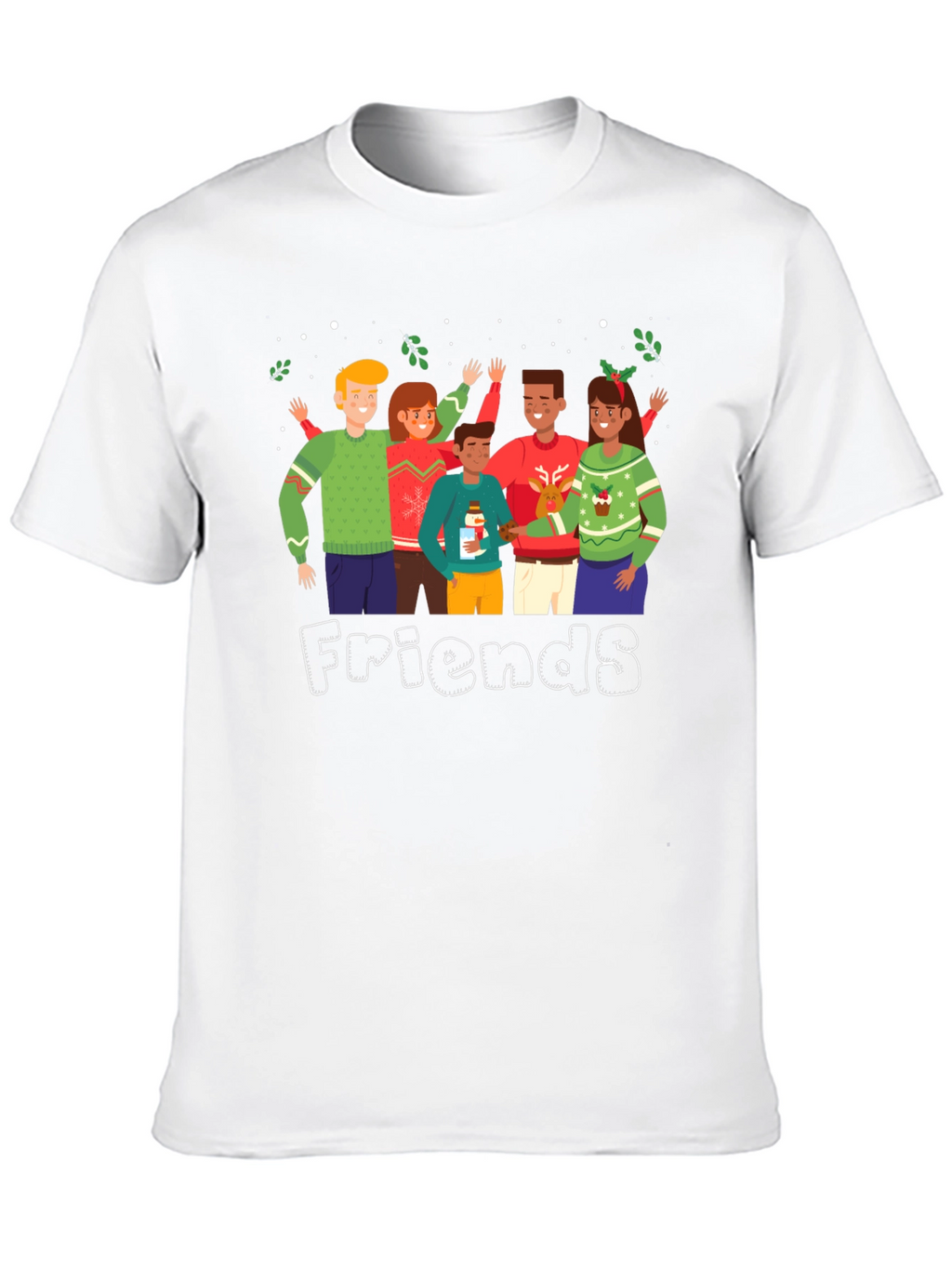 Friends Christmas Sweater T-Shirt