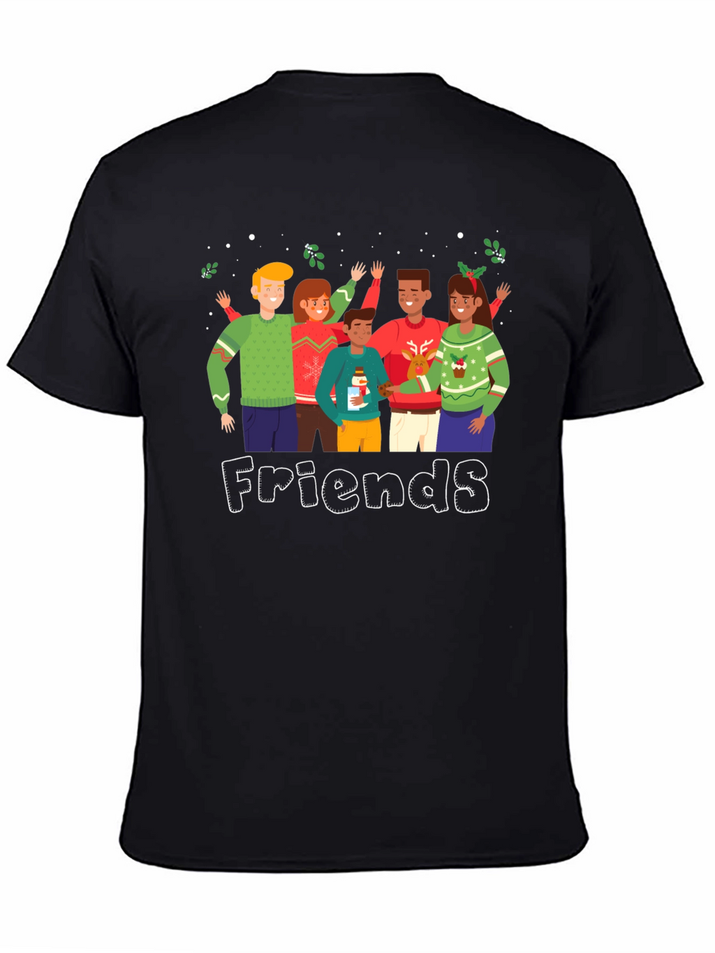 Friends Christmas Sweater T-Shirt