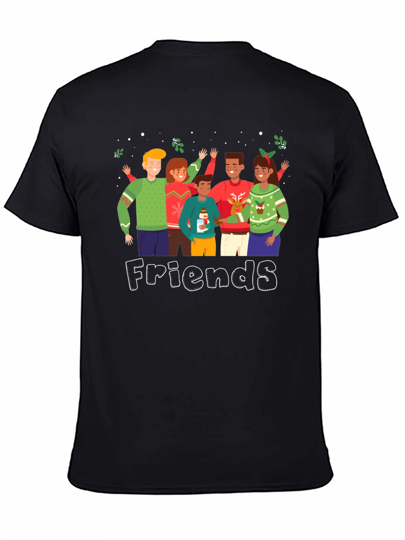 Friends Christmas Sweater T-Shirt