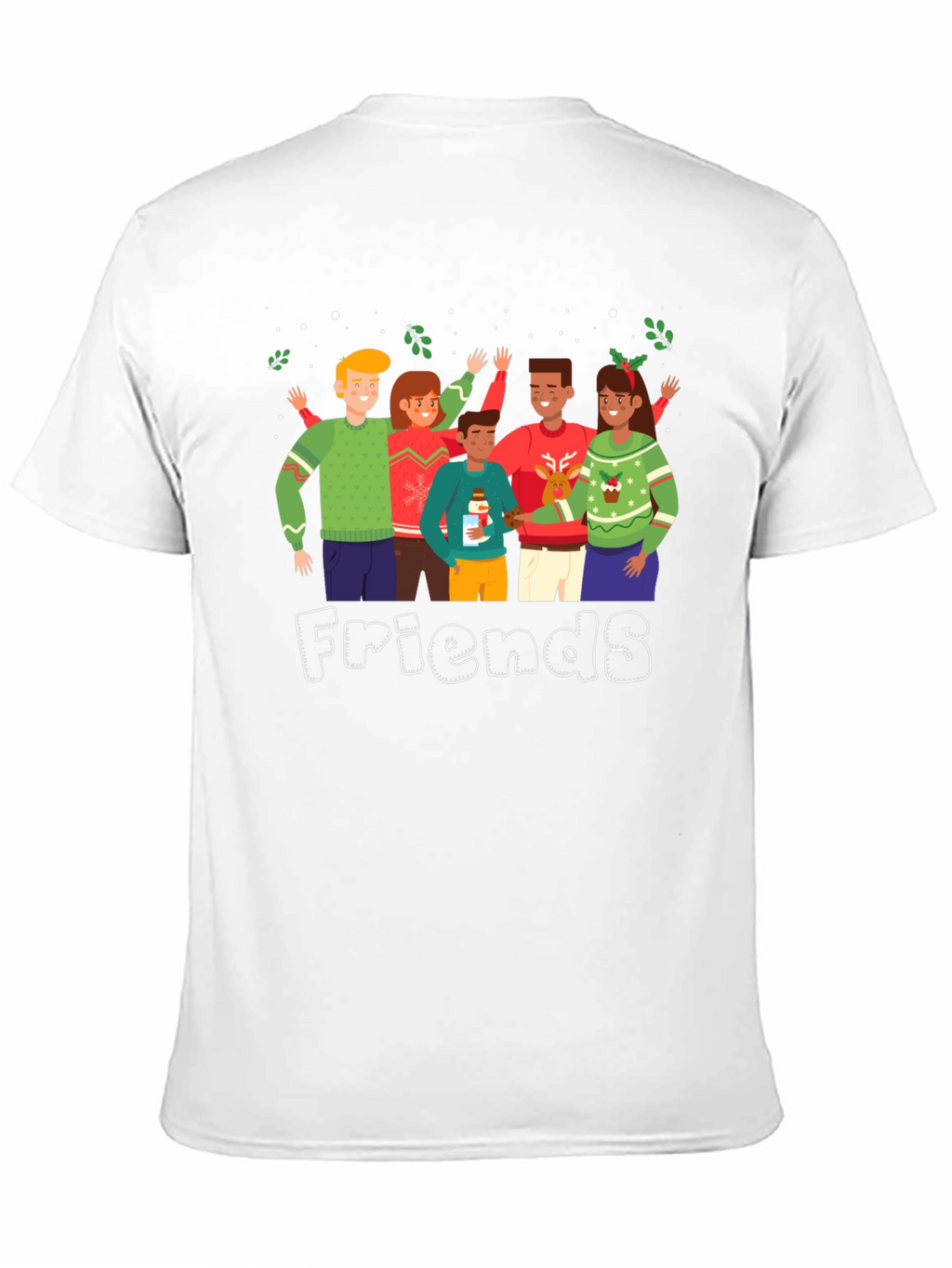 Friends Christmas Sweater T-Shirt