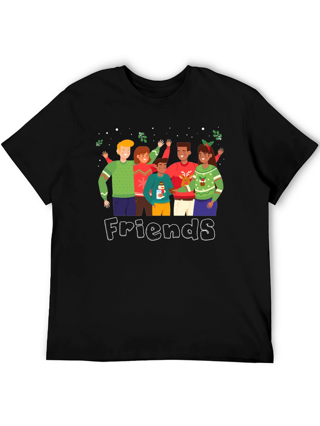 Friends Christmas Sweater T-Shirt