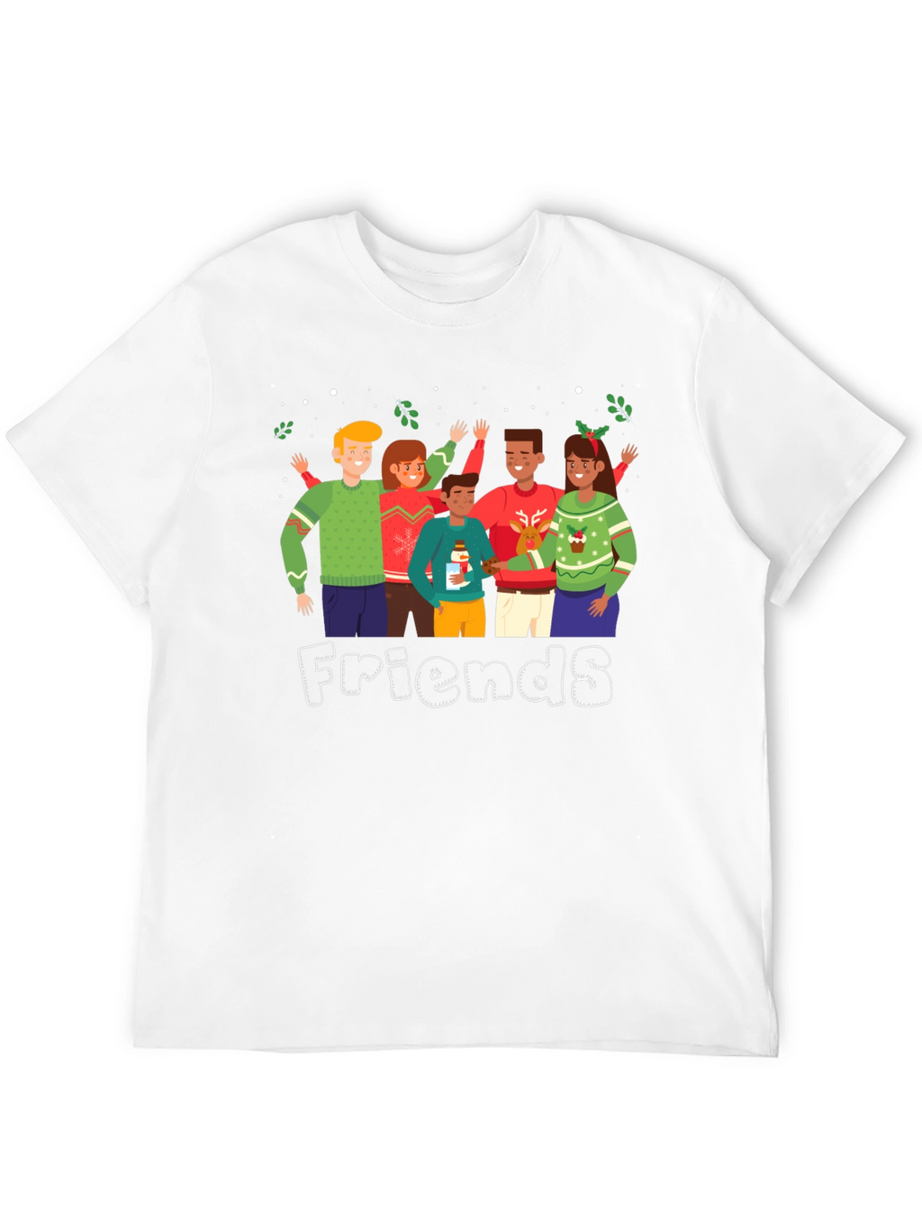 Friends Christmas Sweater T-Shirt