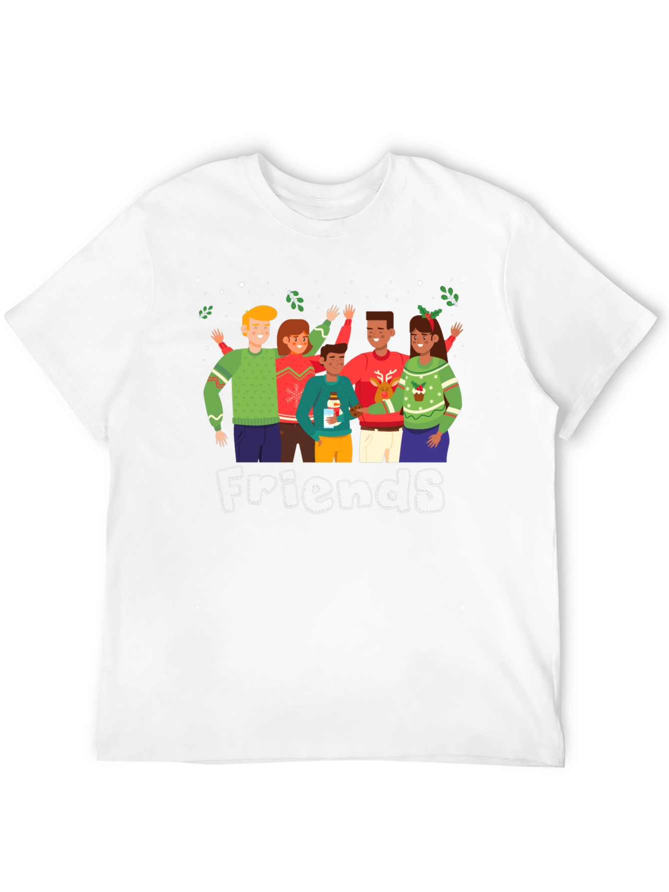 Friends Christmas Sweater T-Shirt