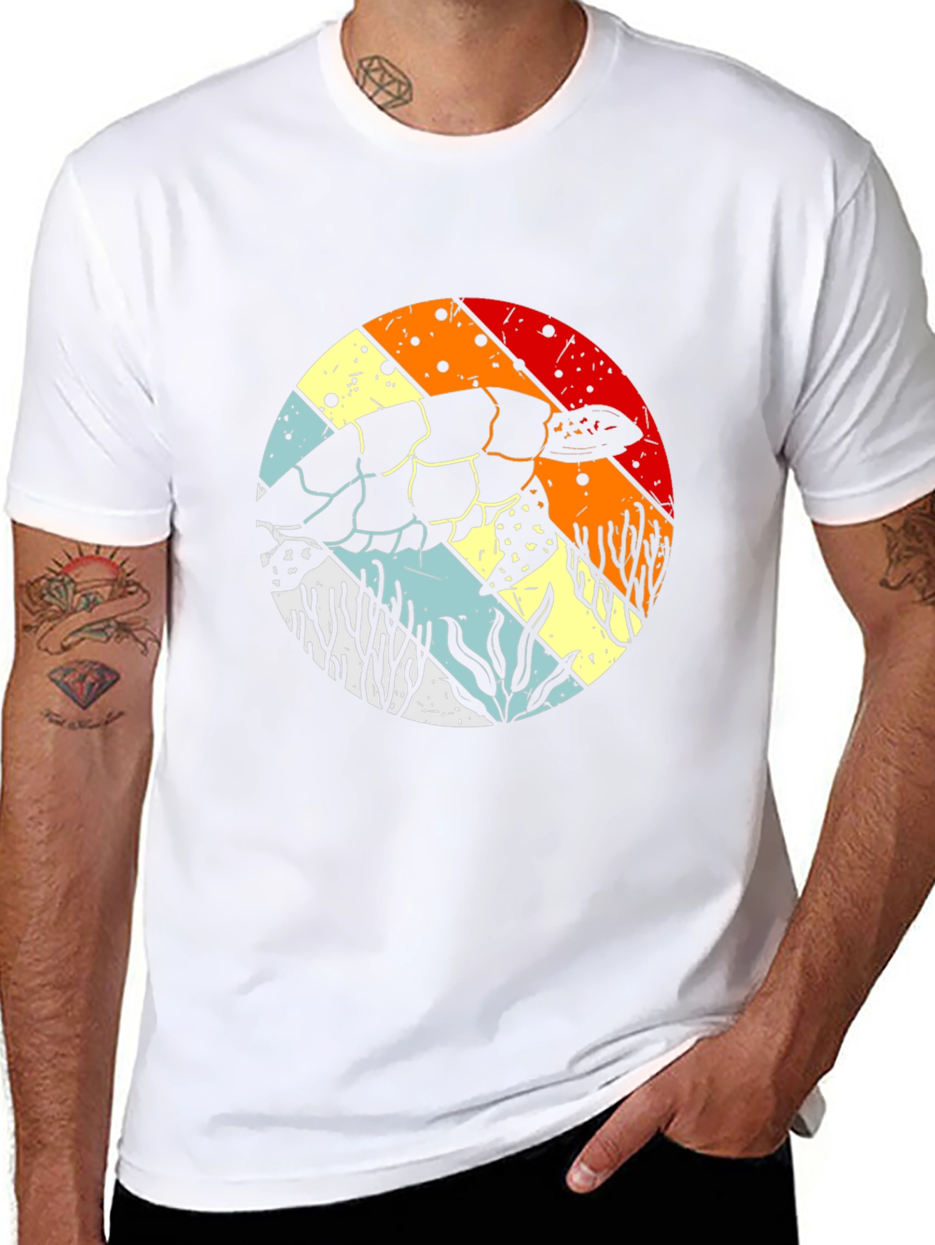 Retro Sea Turtle Graphic T-Shirt - Vintage Ocean Lover Tee