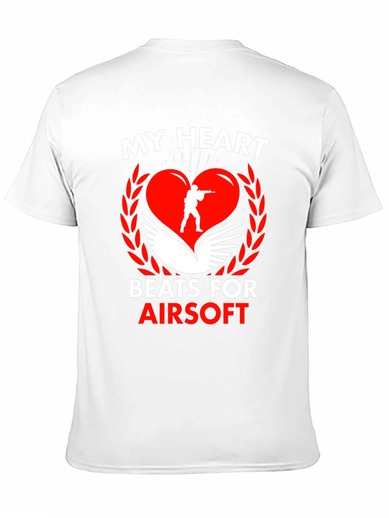 Airsoft Heart Graphic T-Shirt