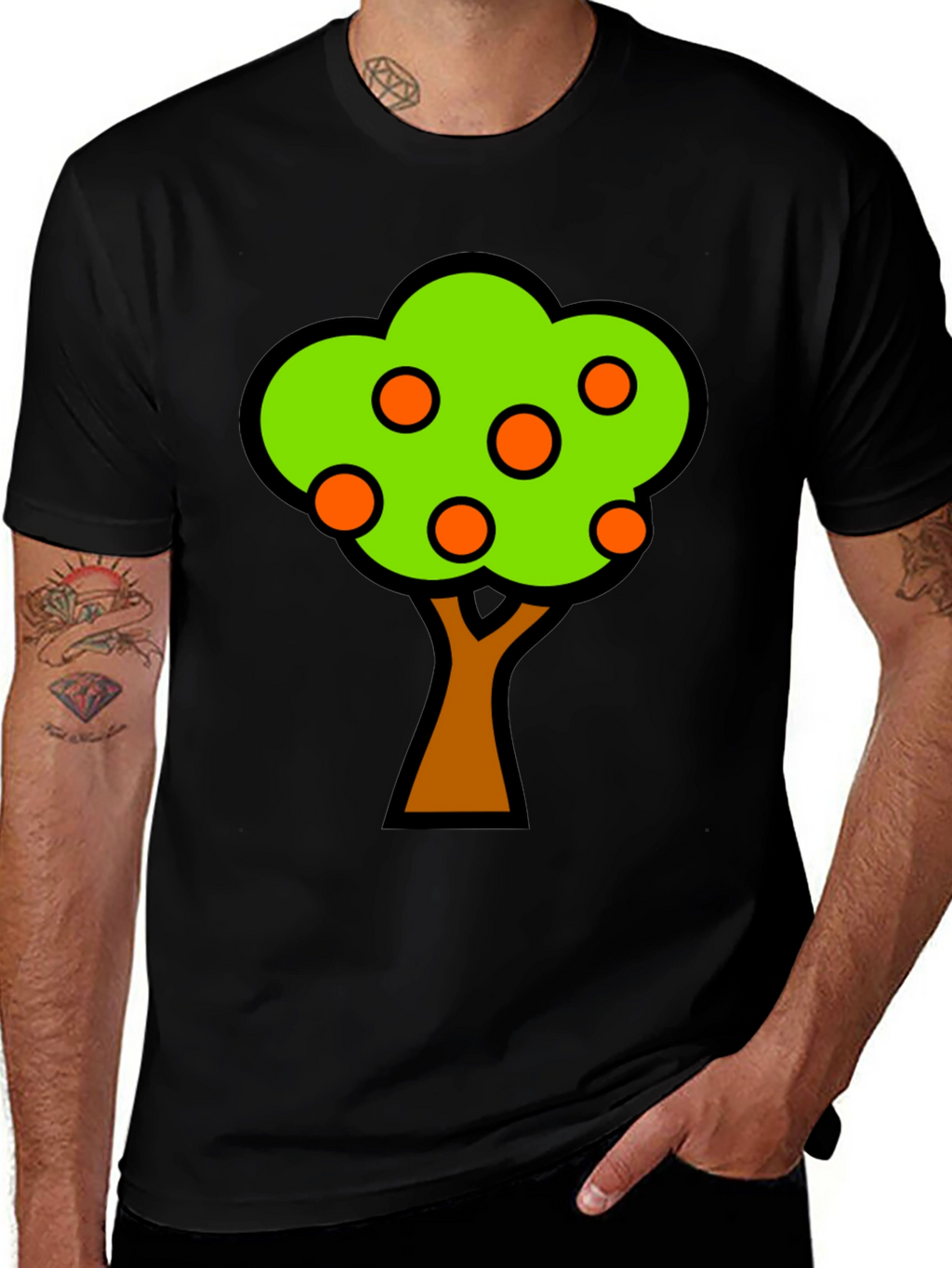 Fun Tree Graphic T-Shirt