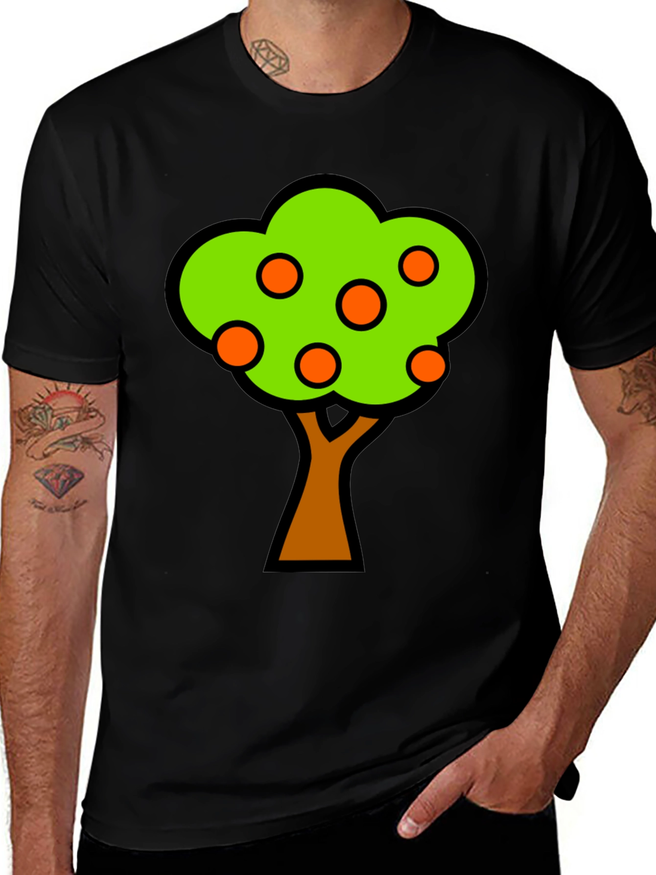 Fun Tree Graphic T-Shirt