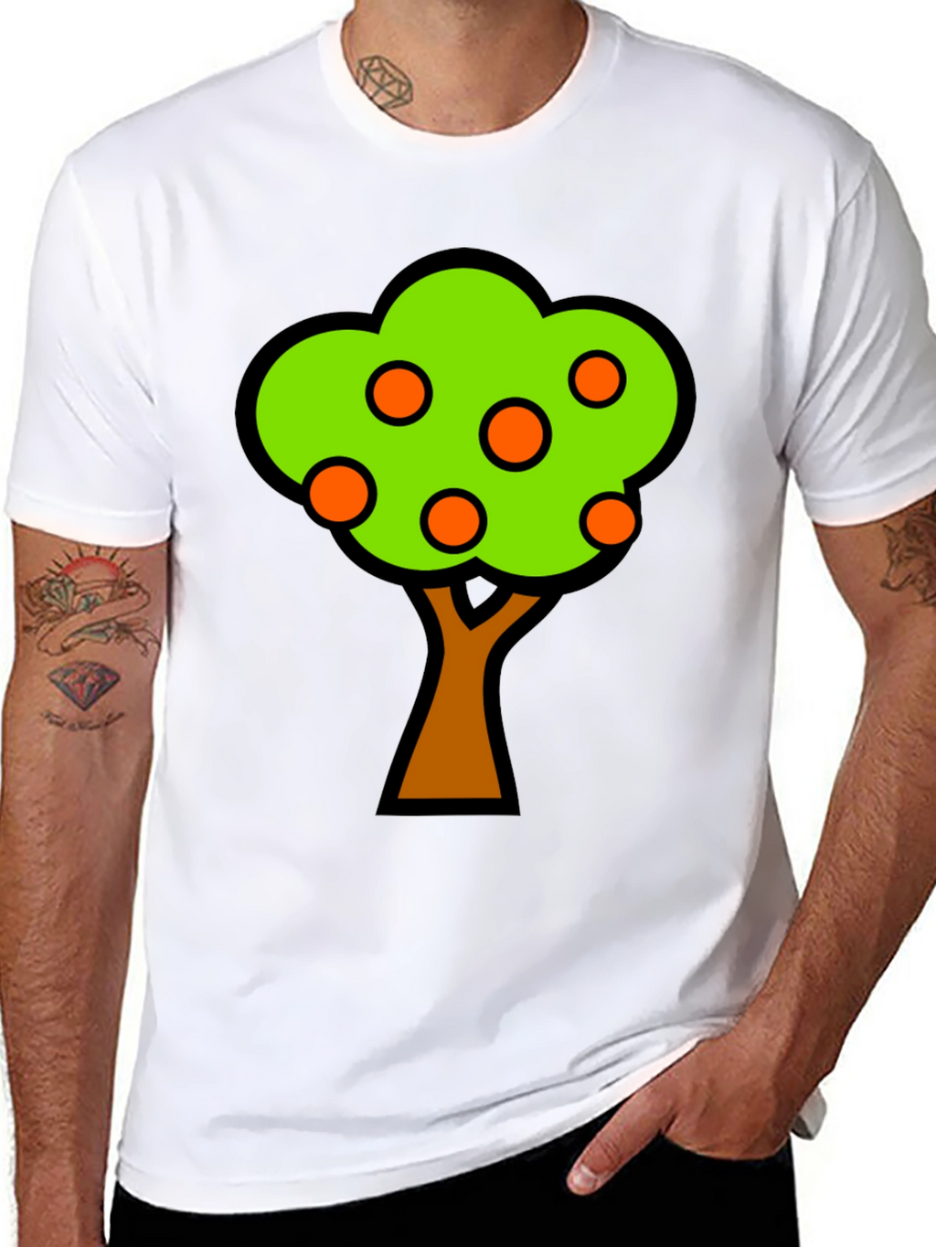 Fun Tree Graphic T-Shirt