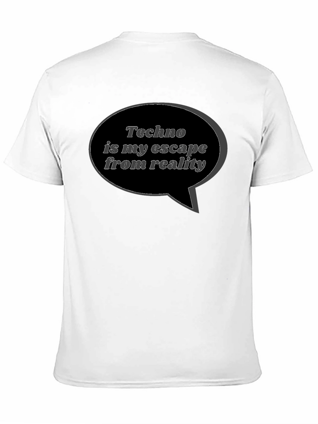 Techno is My Escape Black T-Shirt