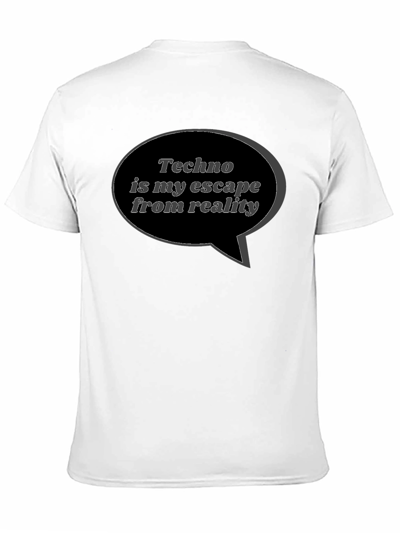 Techno is My Escape Black T-Shirt