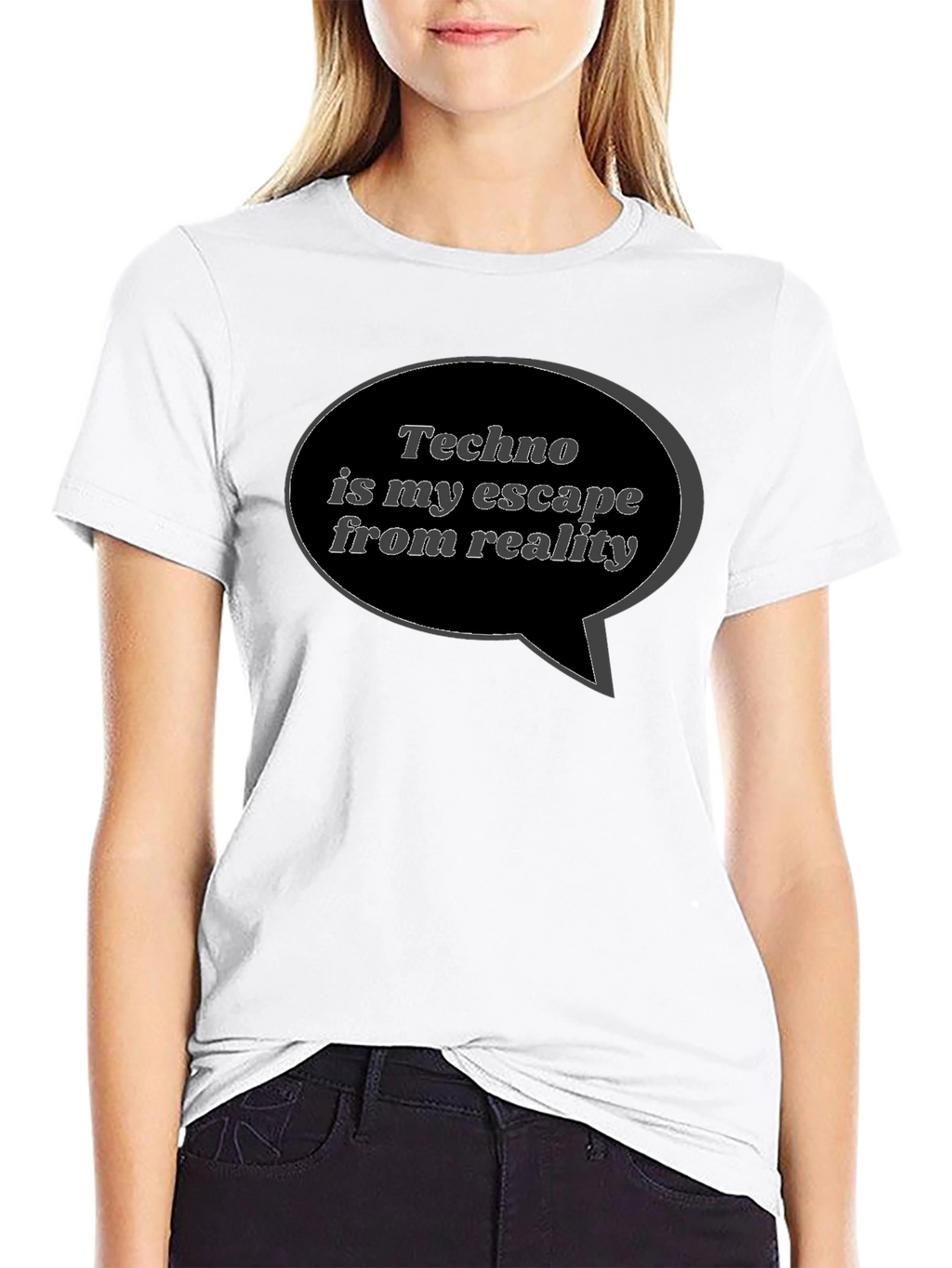 Techno is My Escape Black T-Shirt