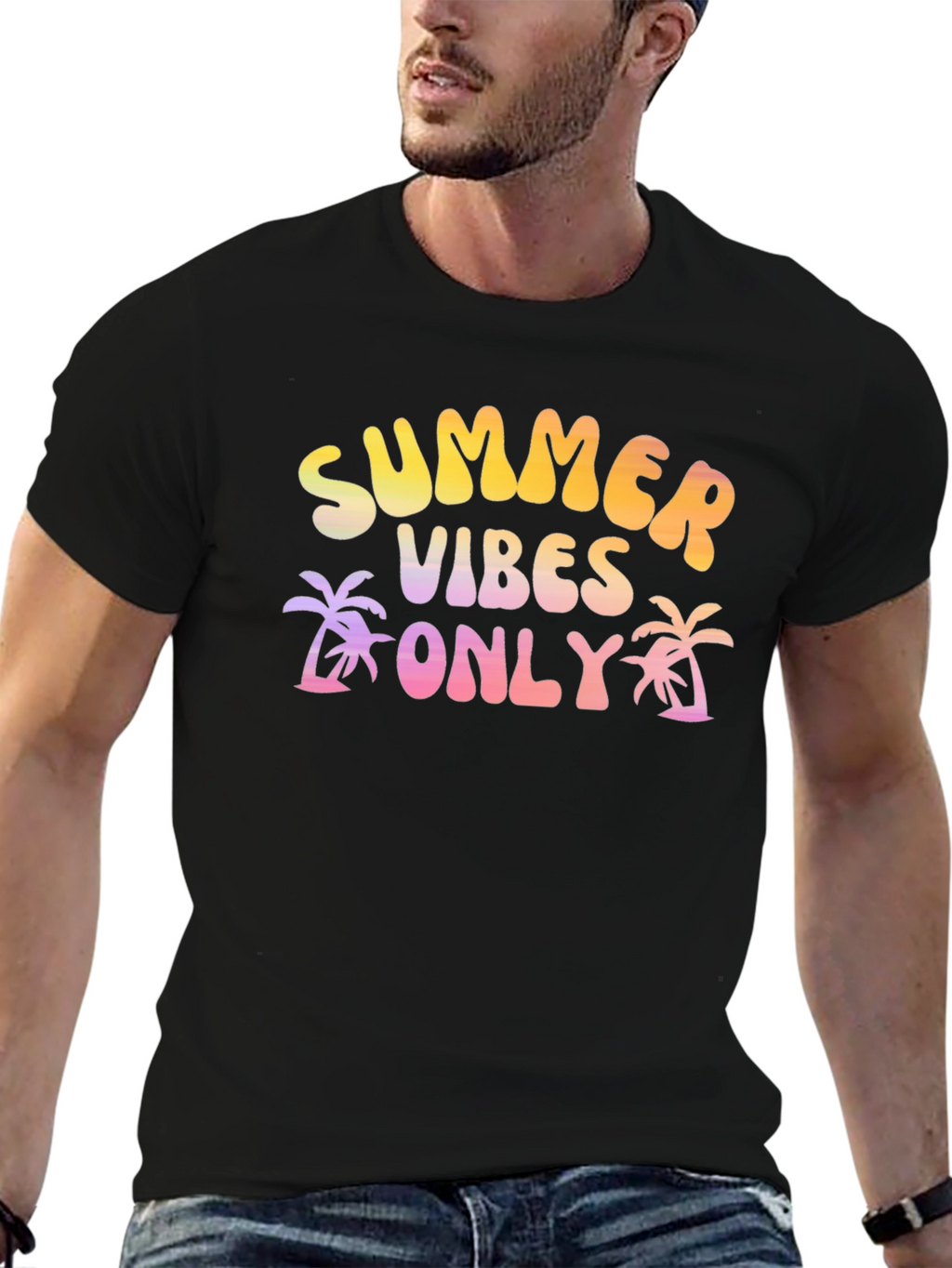 Summer Vibes Only Graphic T-Shirt