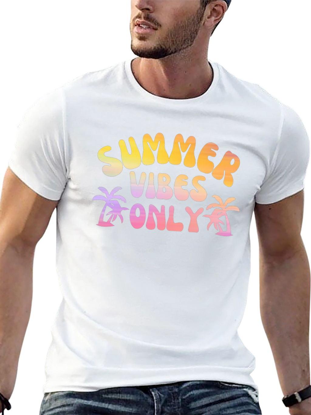 Summer Vibes Only Graphic T-Shirt