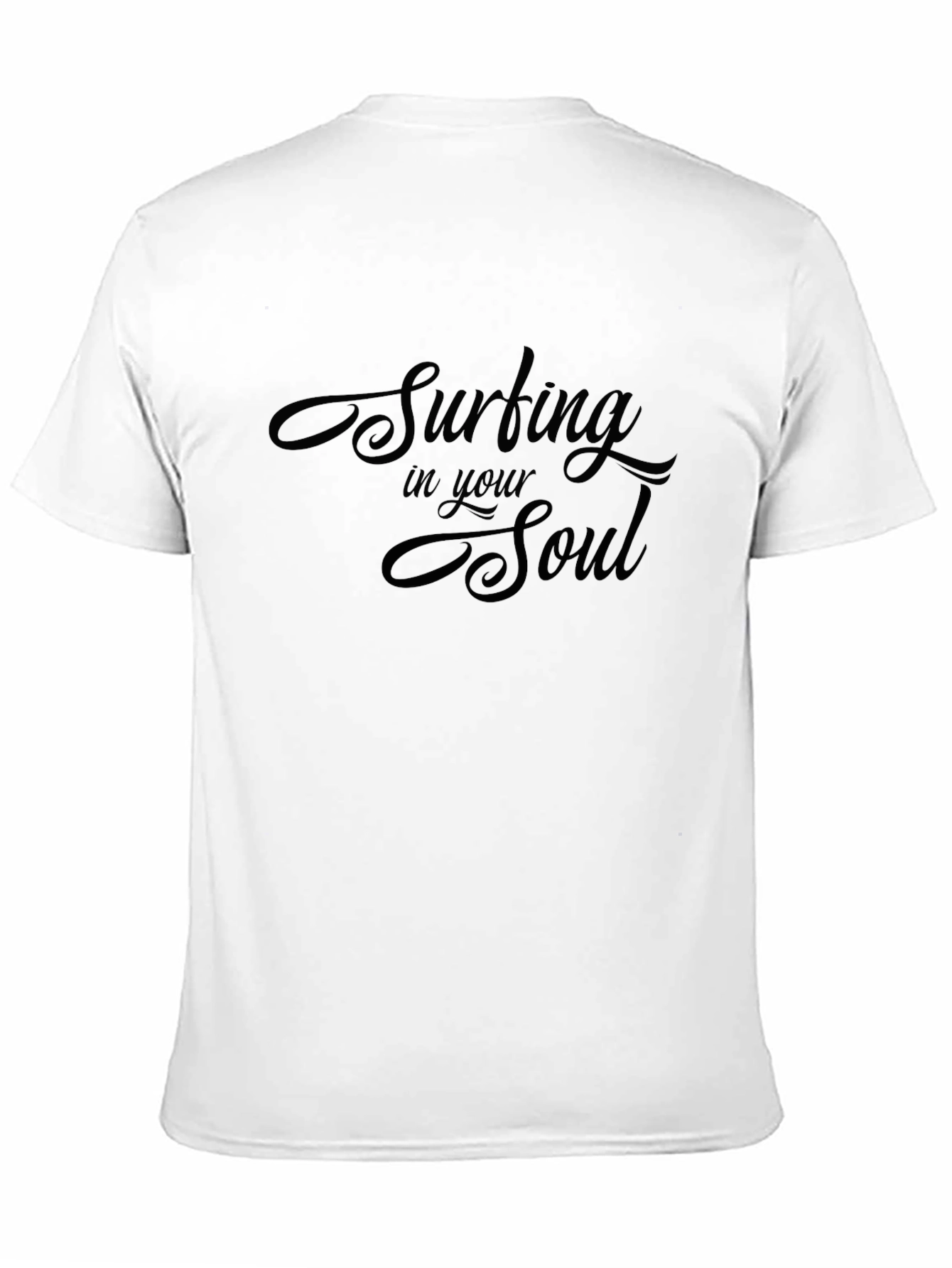 Surfing in your Soul Graphic T-Shirt - Black