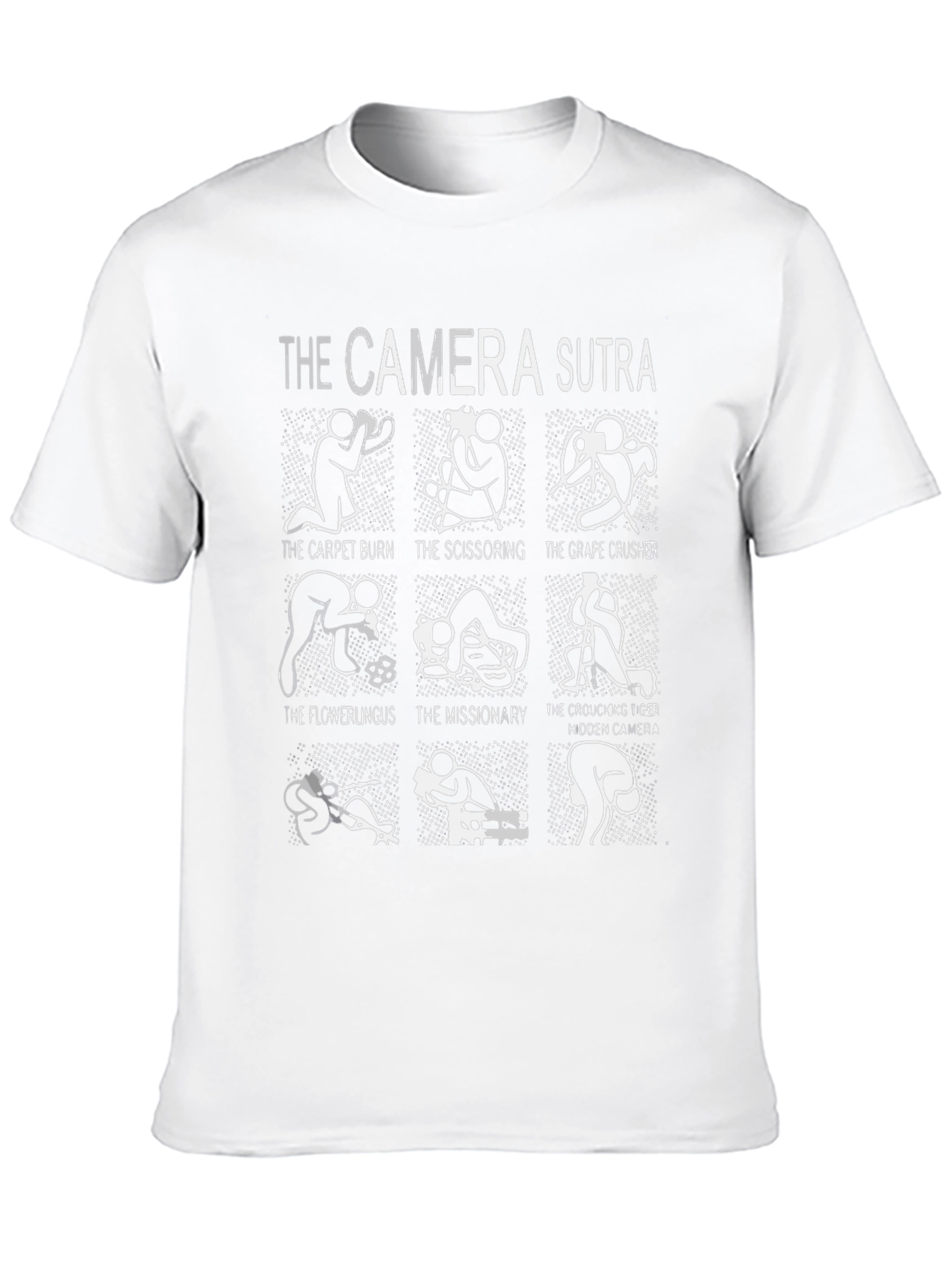 Camera Sutra Graphic T-Shirt - Photography Humor