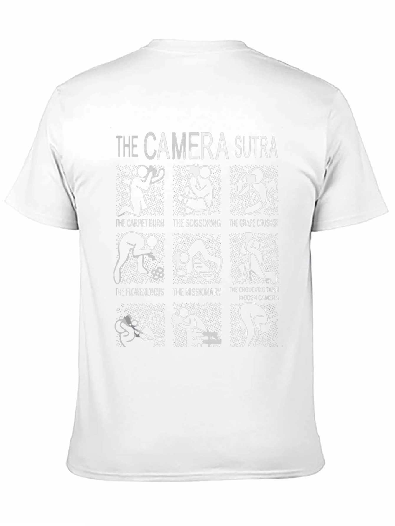 Camera Sutra Graphic T-Shirt - Photography Humor