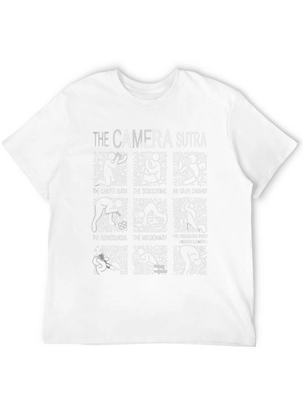 Camera Sutra Graphic T-Shirt - Photography Humor