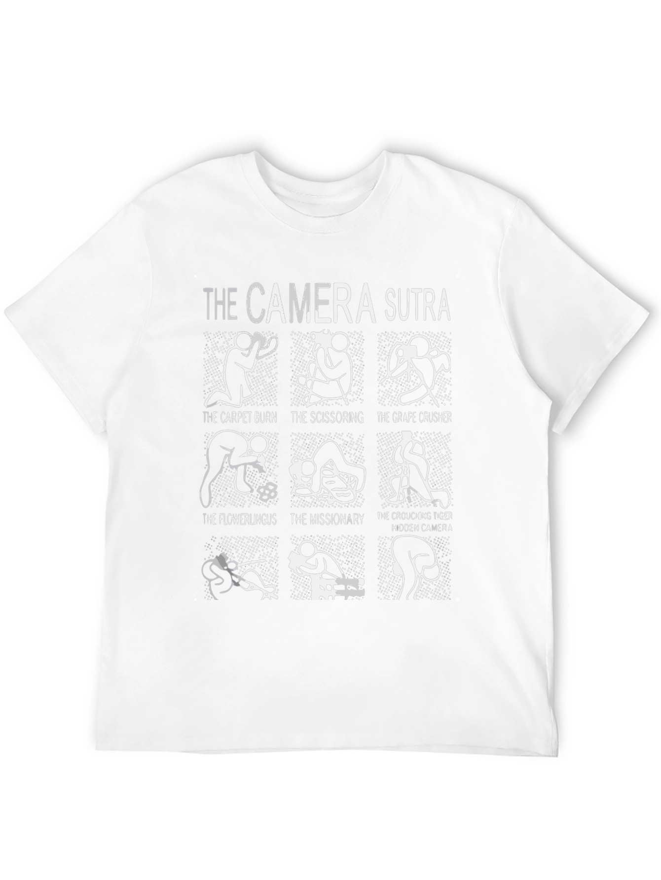 Camera Sutra Graphic T-Shirt - Photography Humor