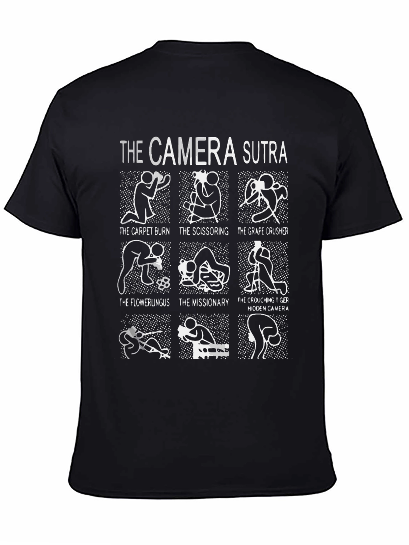 Camera Sutra Graphic T-Shirt - Photography Humor