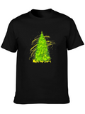 Festive Holiday Tree Graphic Tee