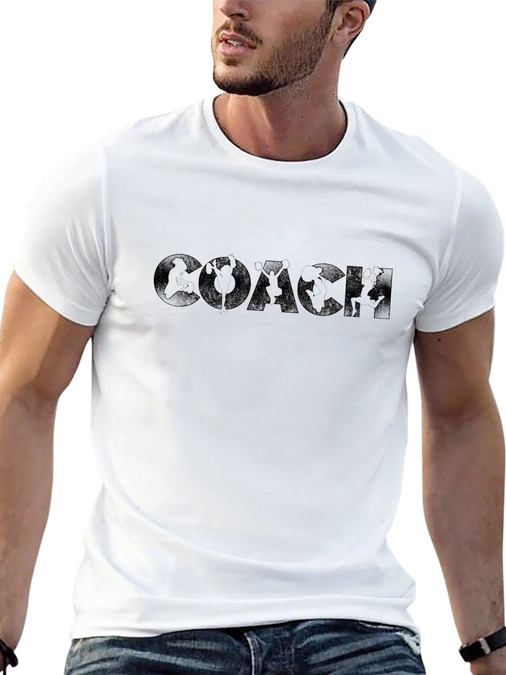 Mens Black Graphic Print T-Shirt - COACH