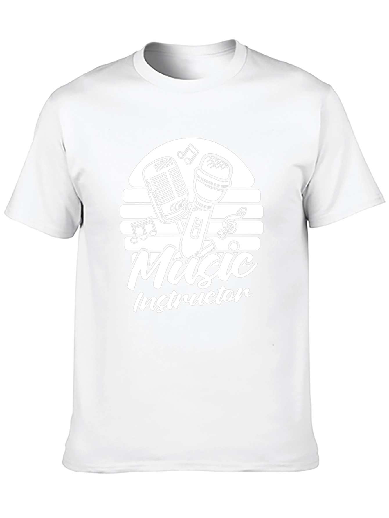 Music Instructor Black Graphic Tee