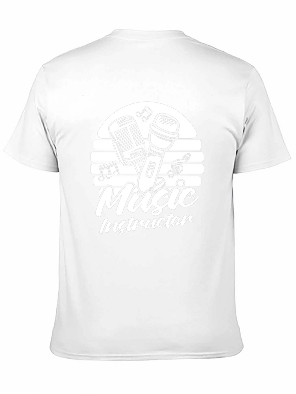 Music Instructor Black Graphic Tee