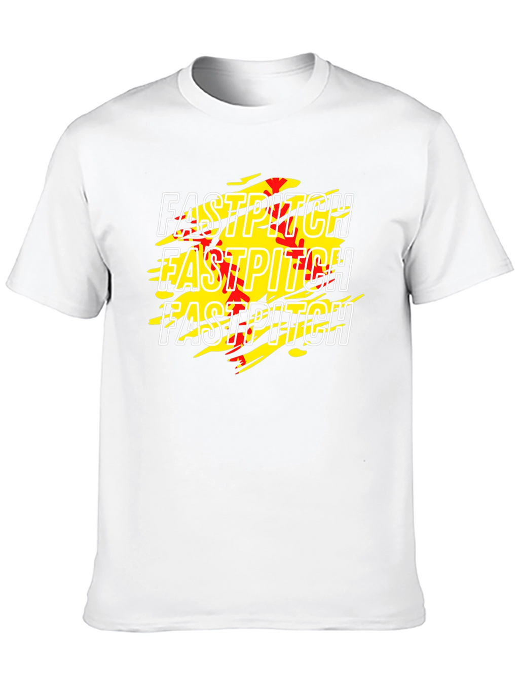 Fastpitch Graphic Tee - Black Cotton T-Shirt