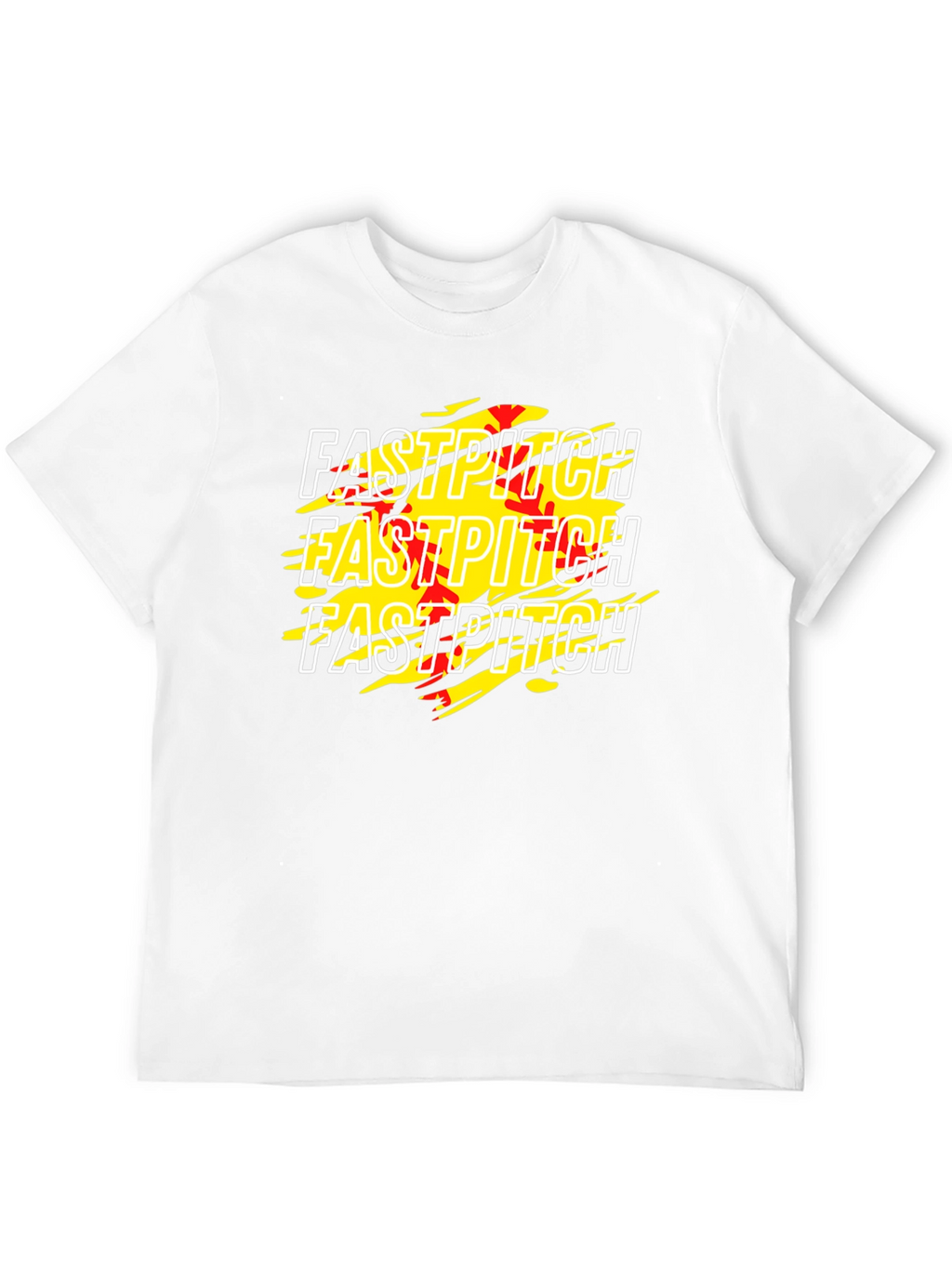 Fastpitch Graphic Tee - Black Cotton T-Shirt