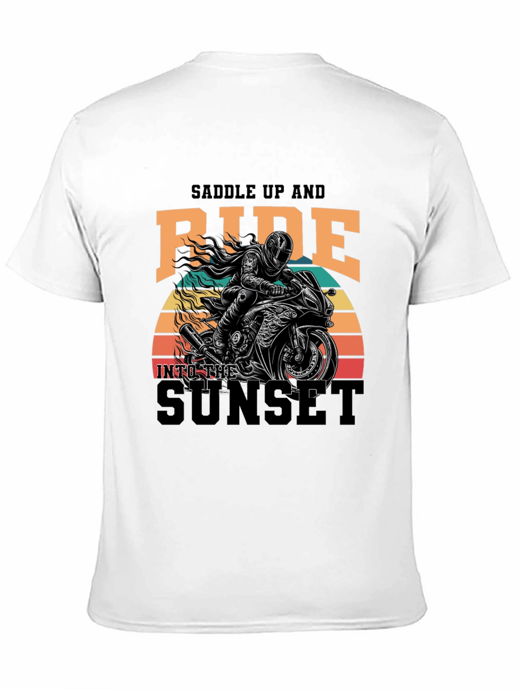 Saddle Up & Ride Biker T-Shirt