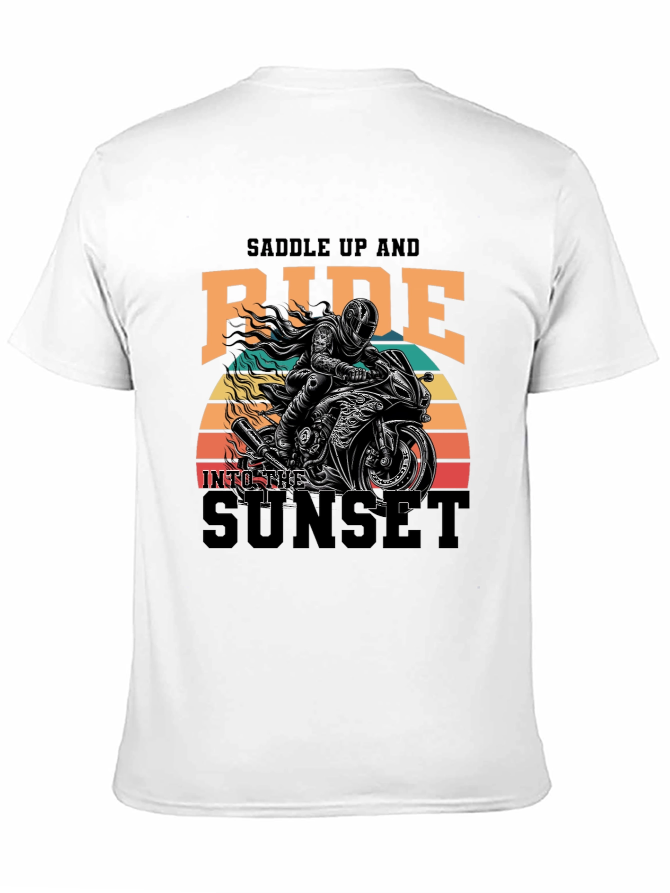 Saddle Up & Ride Biker T-Shirt