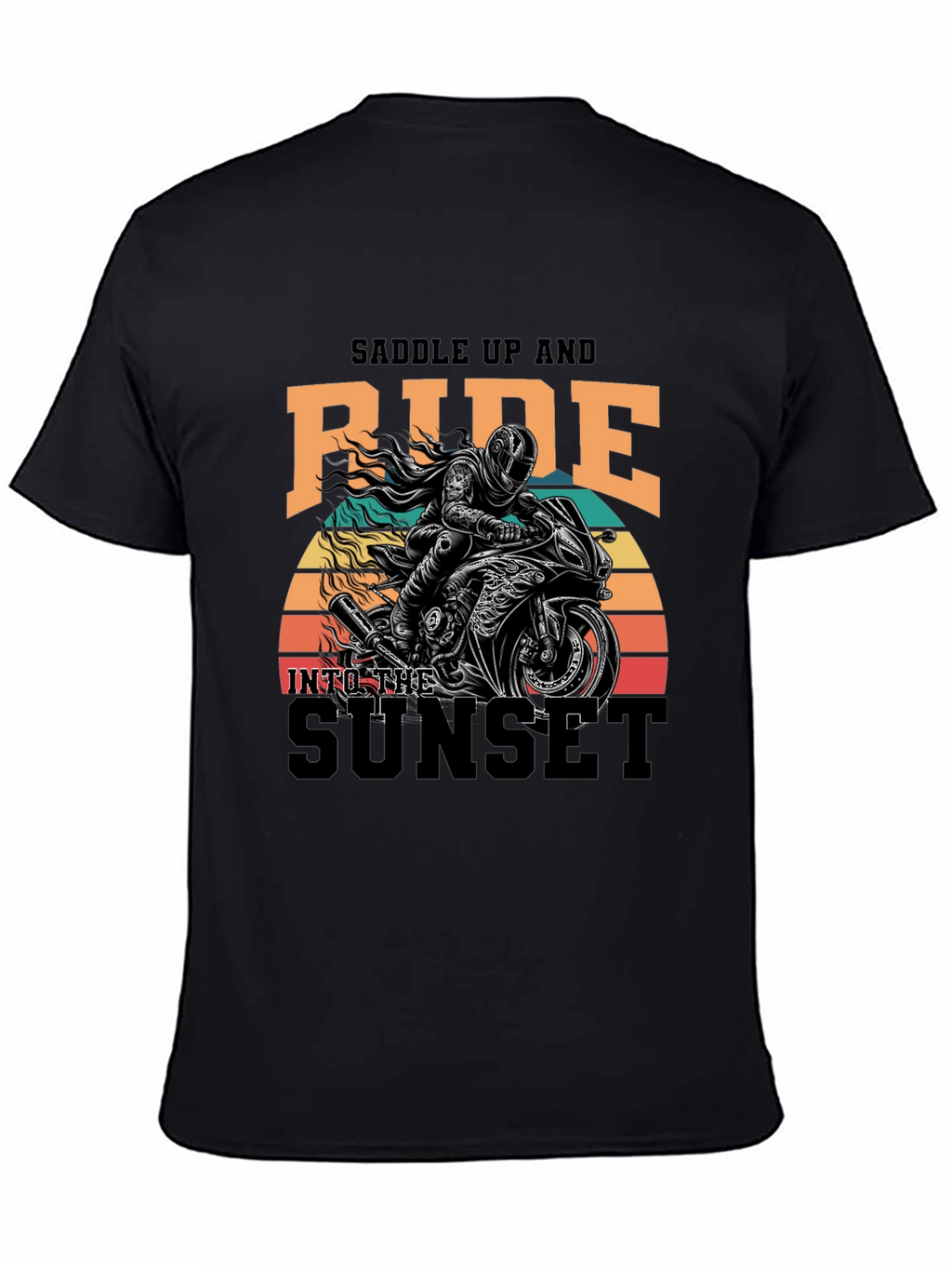 Saddle Up & Ride Biker T-Shirt
