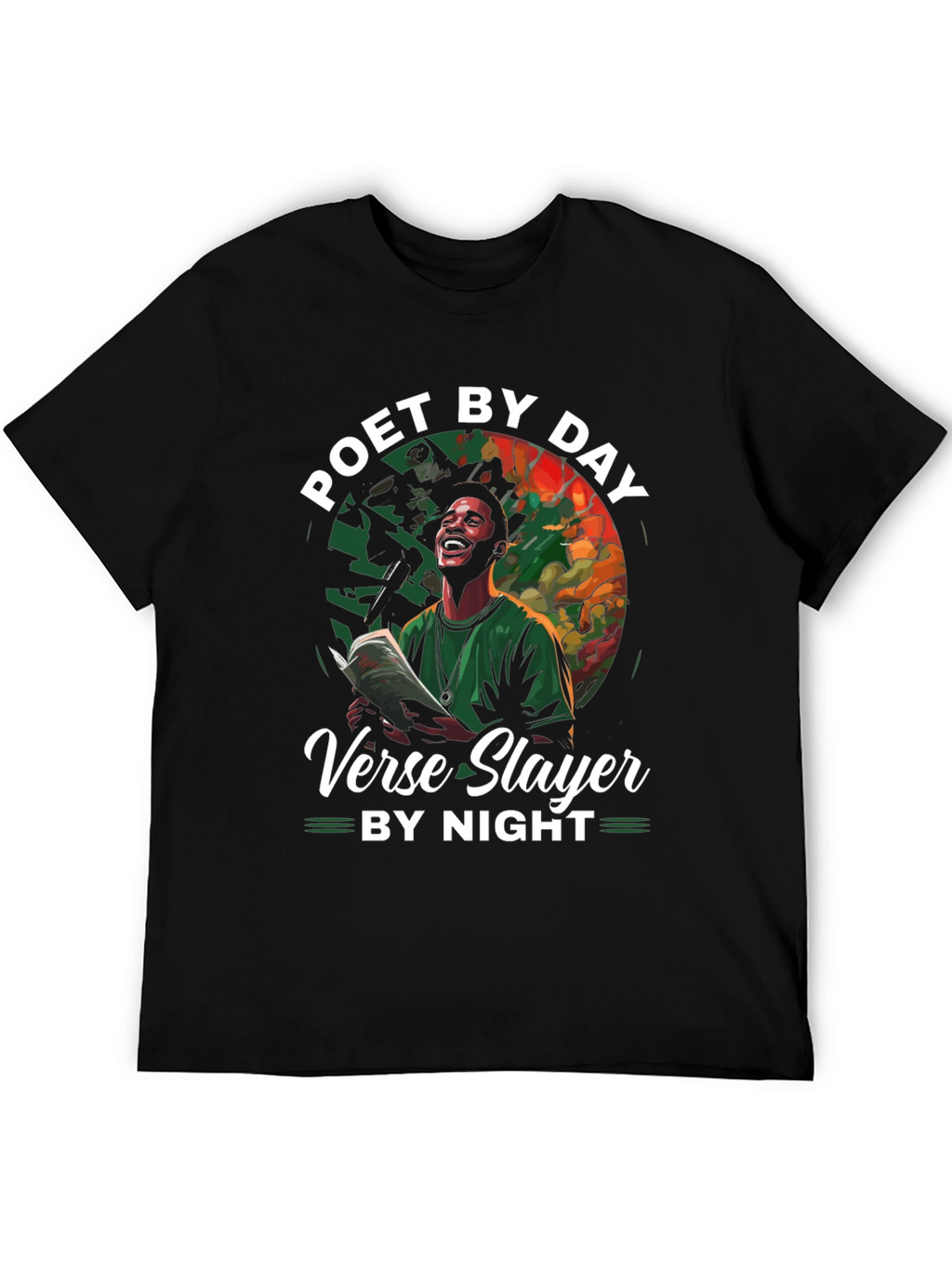 Poet by Day Verse Slayer by Night Graphic Tee