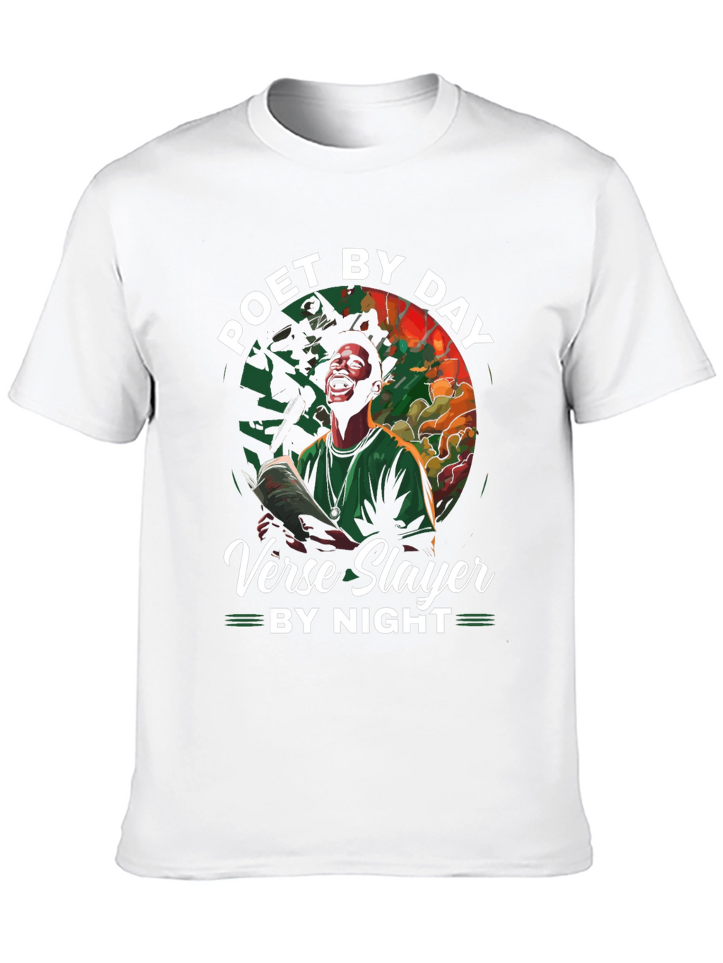 Poet by Day Verse Slayer by Night Graphic Tee
