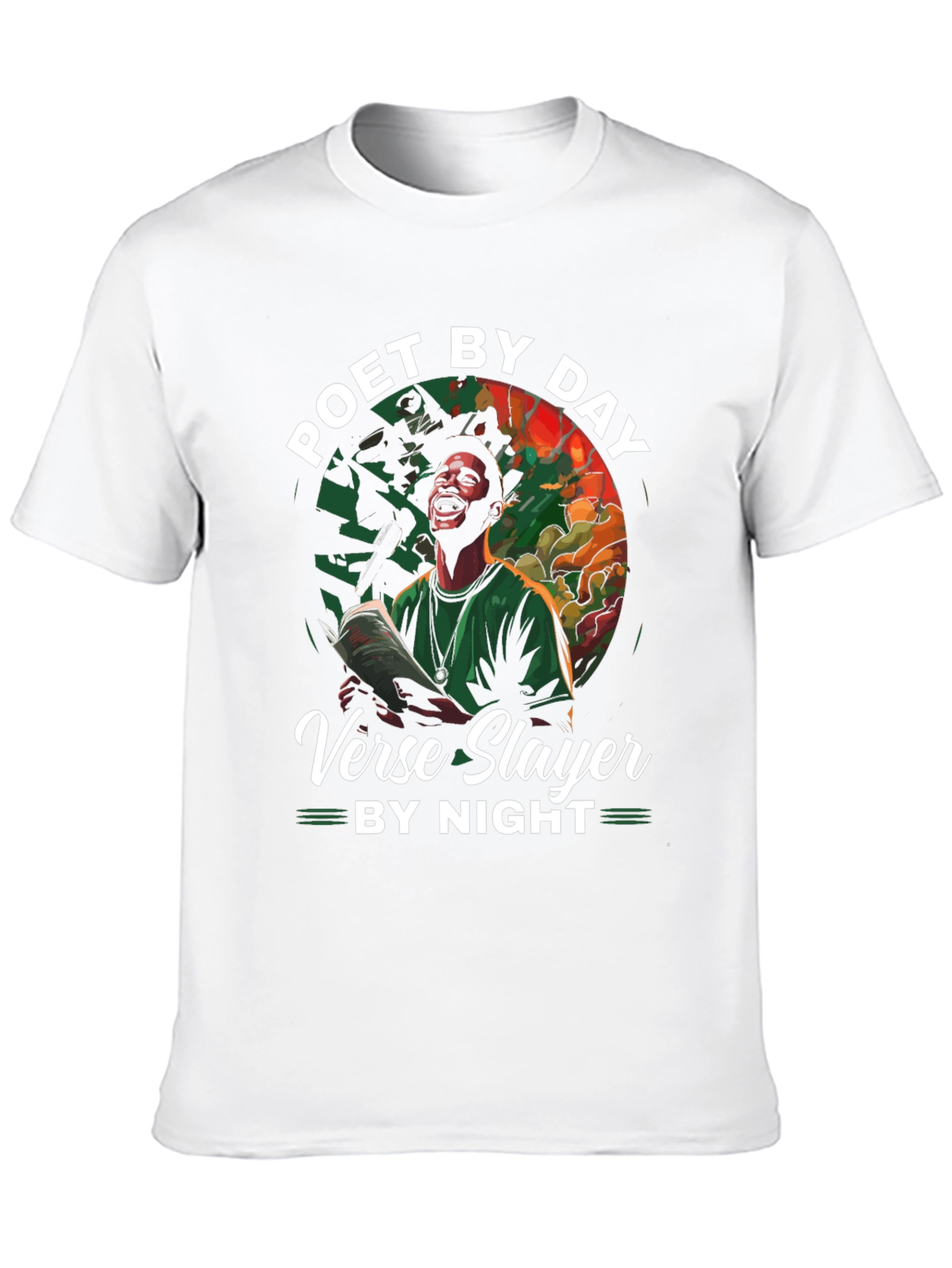 Poet by Day Verse Slayer by Night Graphic Tee