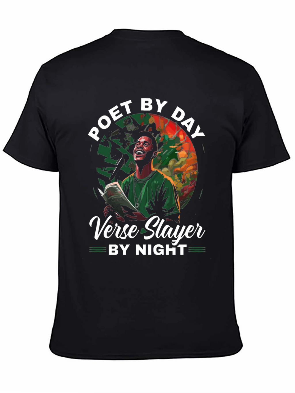 Poet by Day Verse Slayer by Night Graphic Tee