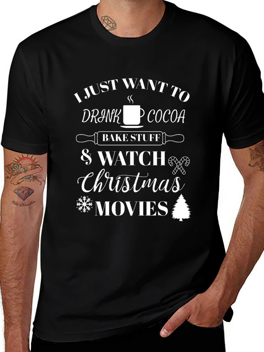 Cocoa Baking & Christmas Movie Shirt