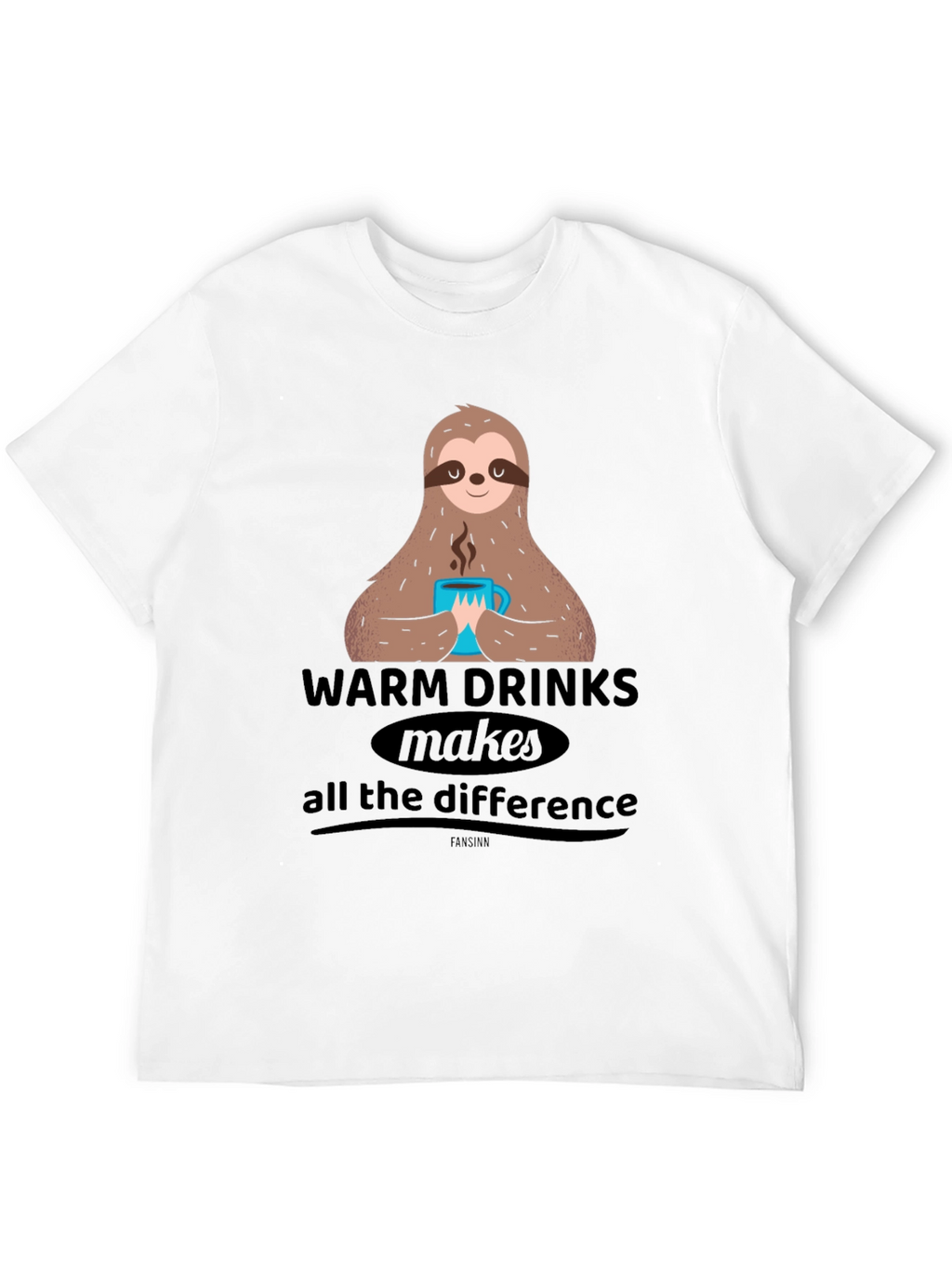 Sloth Warm Drinks Graphic Tee