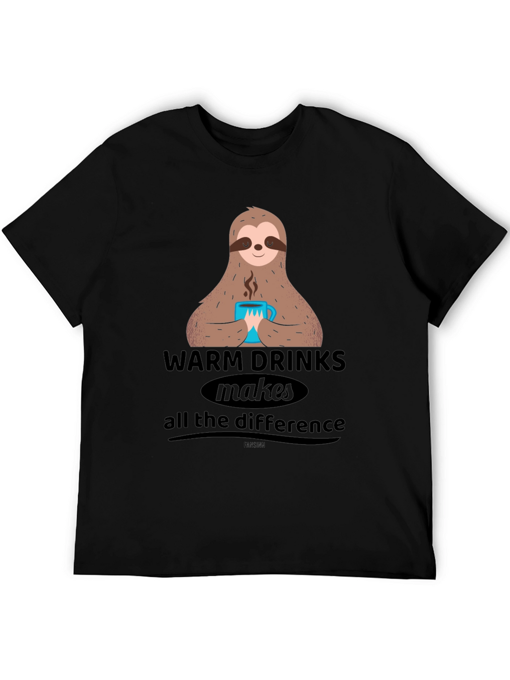 Sloth Warm Drinks Graphic Tee