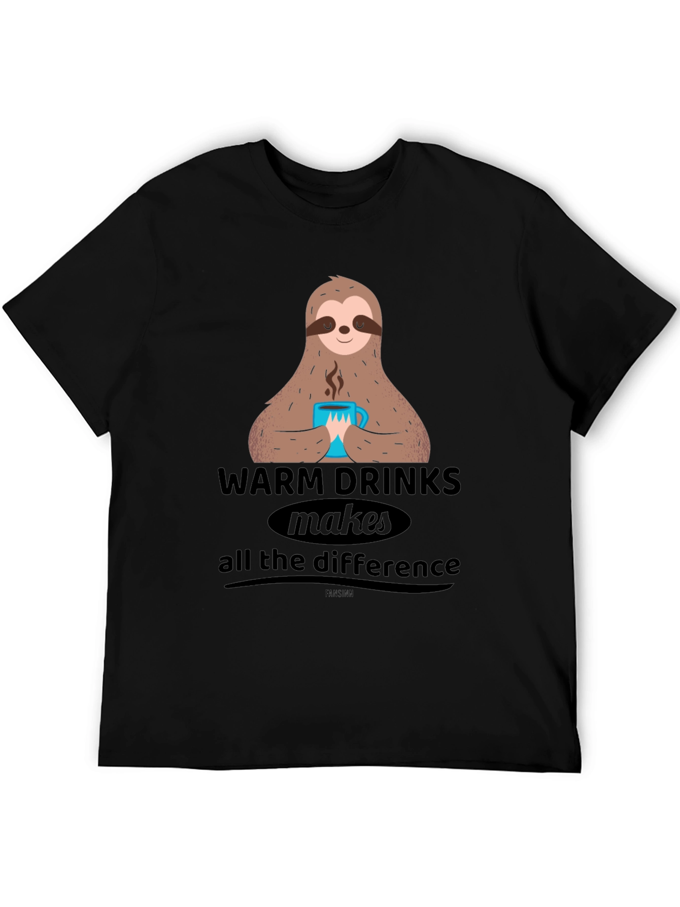Sloth Warm Drinks Graphic Tee