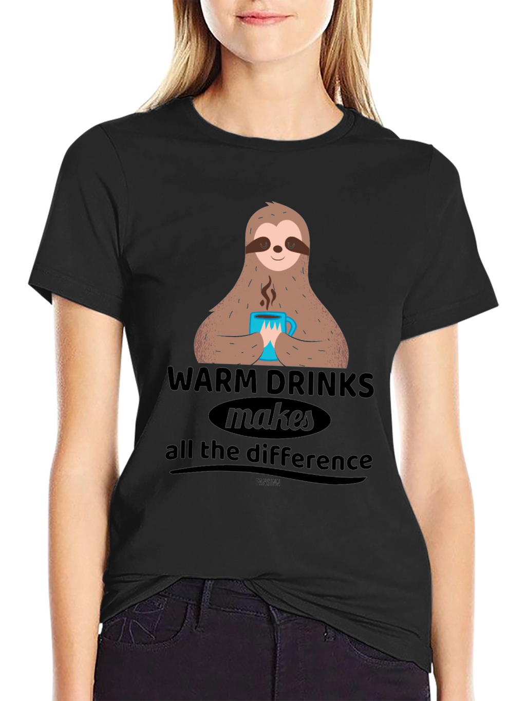 Sloth Warm Drinks Graphic Tee