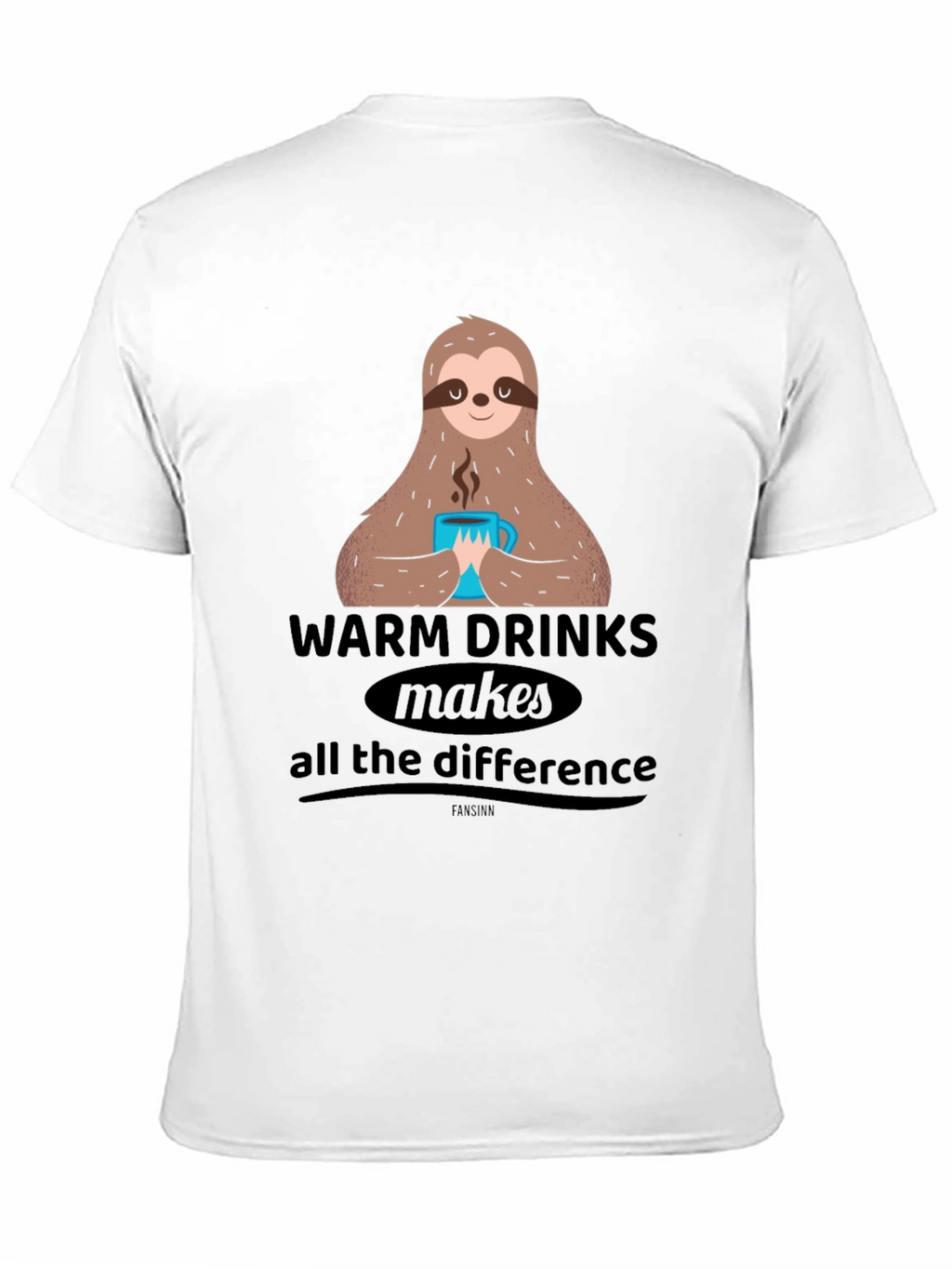 Sloth Warm Drinks Graphic Tee