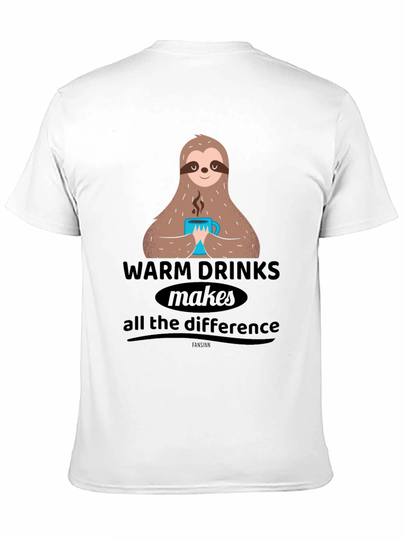 Sloth Warm Drinks Graphic Tee
