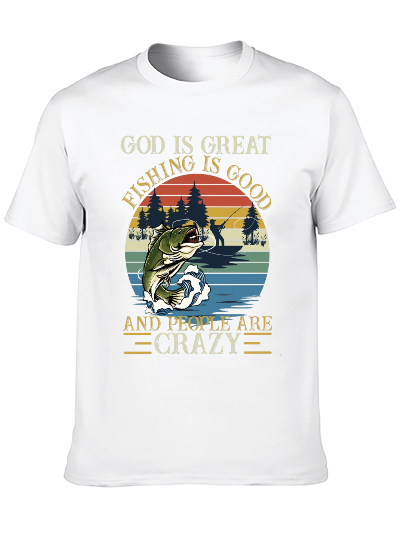 God Is Great Fishing T-Shirt