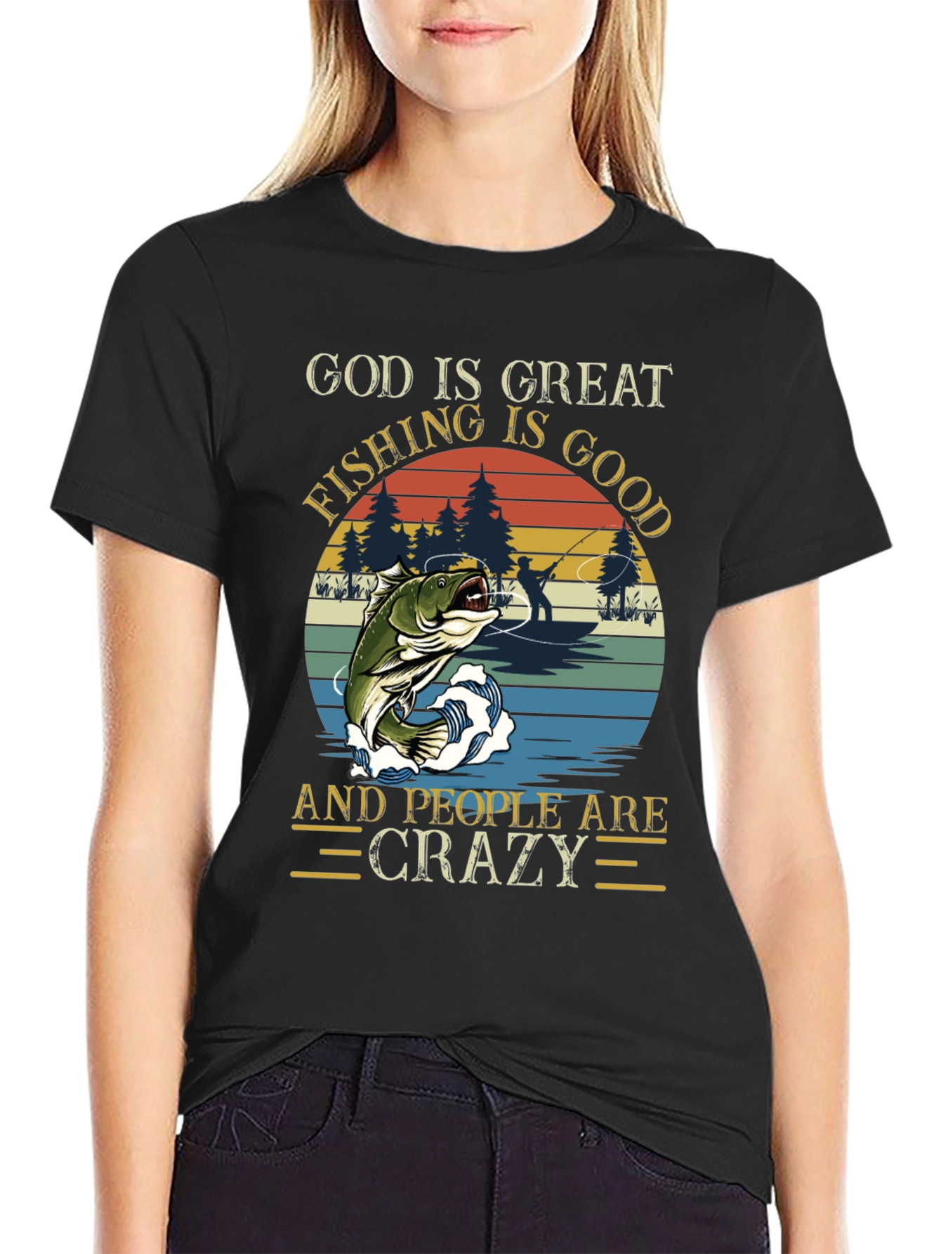God Is Great Fishing T-Shirt