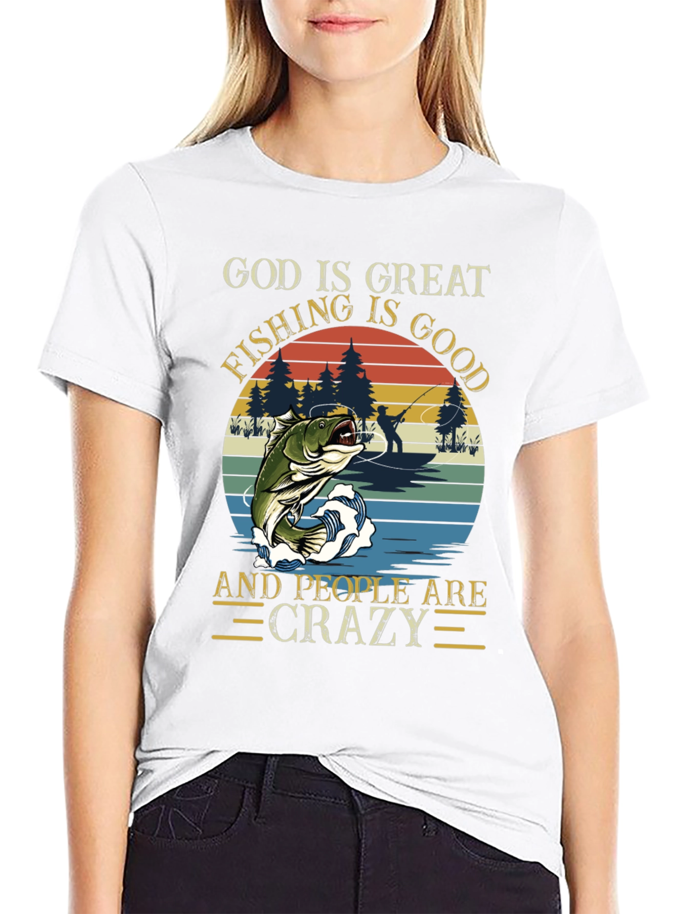 God Is Great Fishing T-Shirt