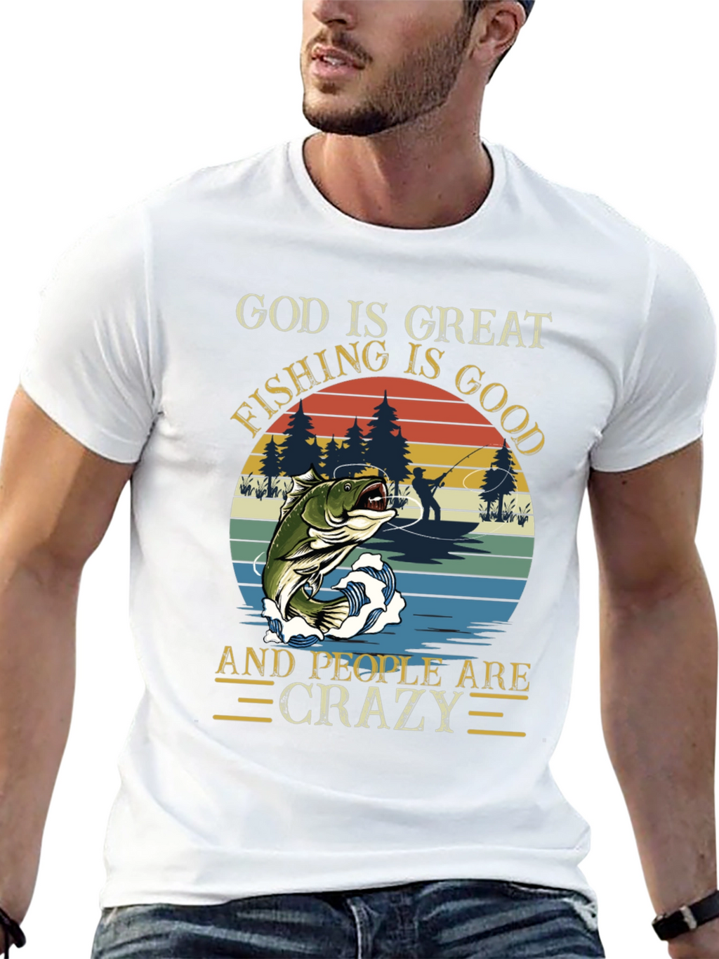 God Is Great Fishing T-Shirt
