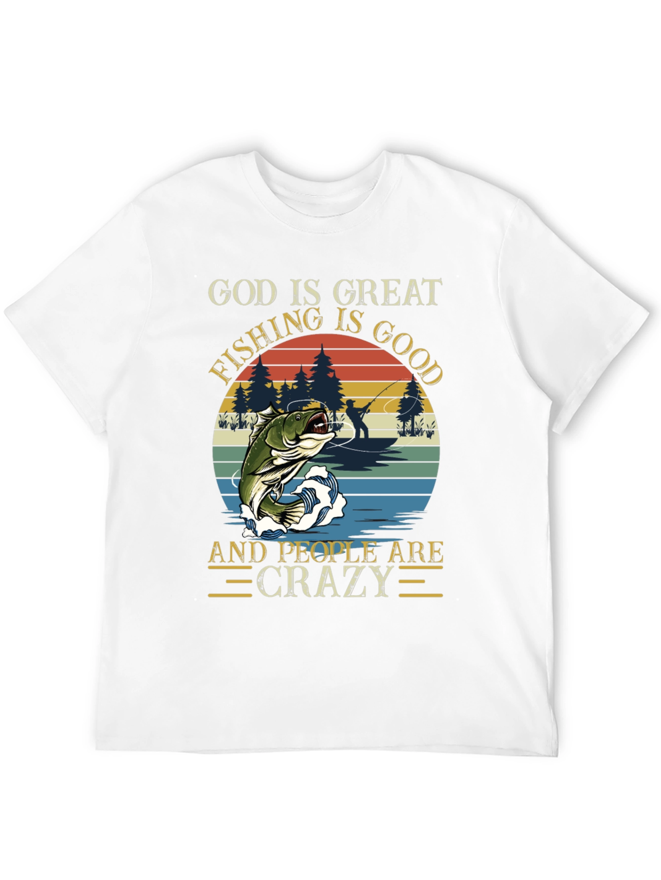 God Is Great Fishing T-Shirt